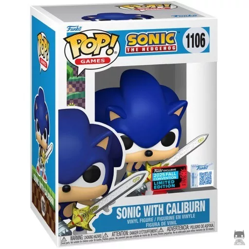 Figurine Funko POP Sonic avec Caliburn (Sonic le Hérisson)