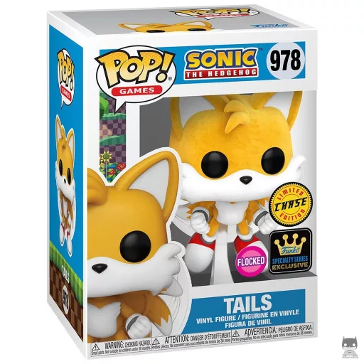 Figurine Funko POP Tails (Volant, Chase & Flocked) (Sonic le Hérisson)