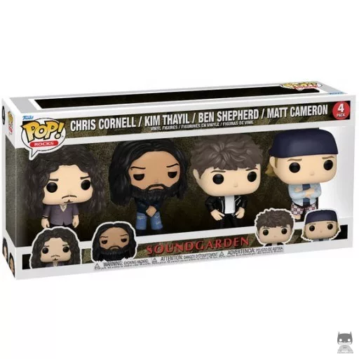 Figurine Funko POP Chris Cornell, Kim Thayil, Ben Shepherd & Matt Cameron (Pop! Vinyl)