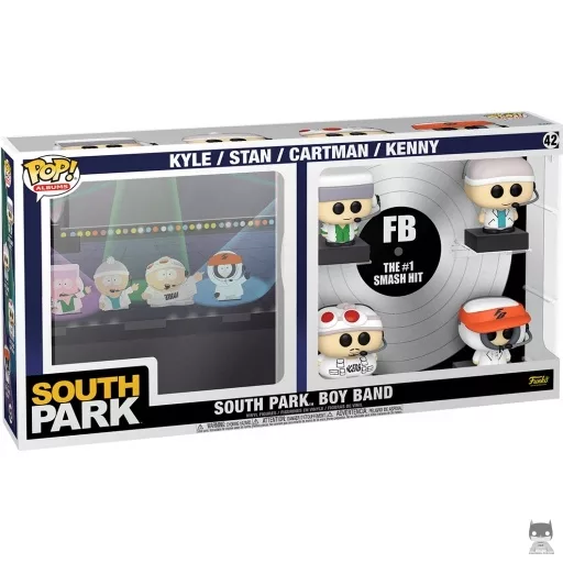 Figurine Funko POP South Park Boy Band (Kyle, Stan, Cartman & Kenny) (Multipack)