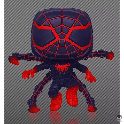 Figurine Funko POP Miles Morales (Costume en Matière Programmable) (Metallic) (GameStop)