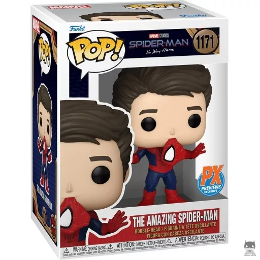 Figurine Funko POP The Amazing Spider-Man Sans Masque (Spider-Man : No way Home)