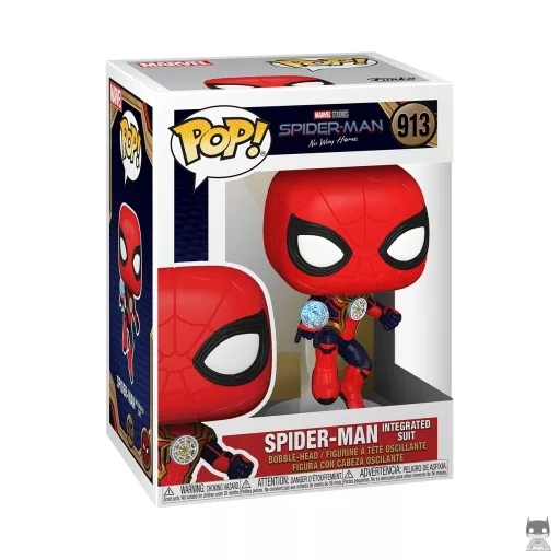 Figurine Funko POP Spider-Man Costume Intégré (Bobble head)