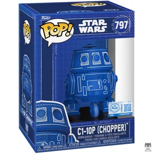 Figurine Funko POP C1-10P (Chopper) (Blueprint Deco) (Star Wars (Artistiques))