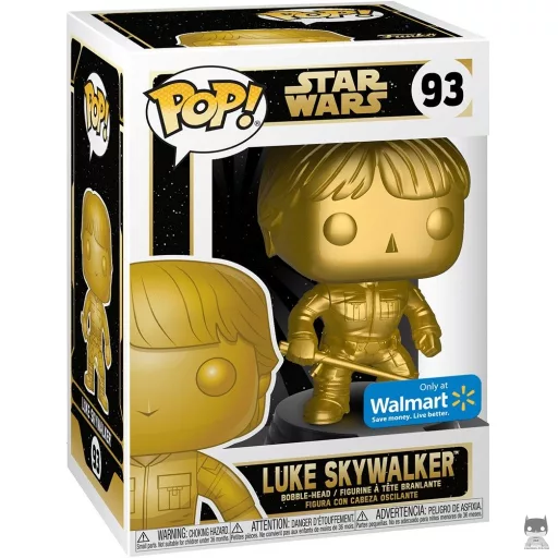 Figurine Funko POP Princesse Leia (Doré) (Luke Skywalker)