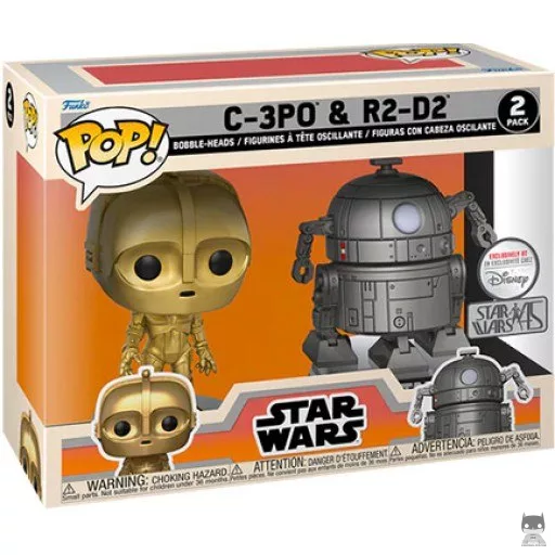 Figurine Funko POP C-3P0 & R2-D2 (Exclusive)