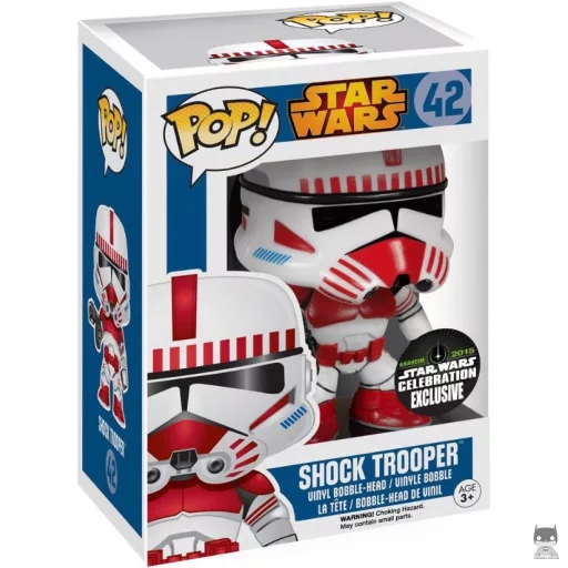 Figurine Funko POP Shock Trooper Célébration (Star Wars : Episode I, La Menace Fantôme)