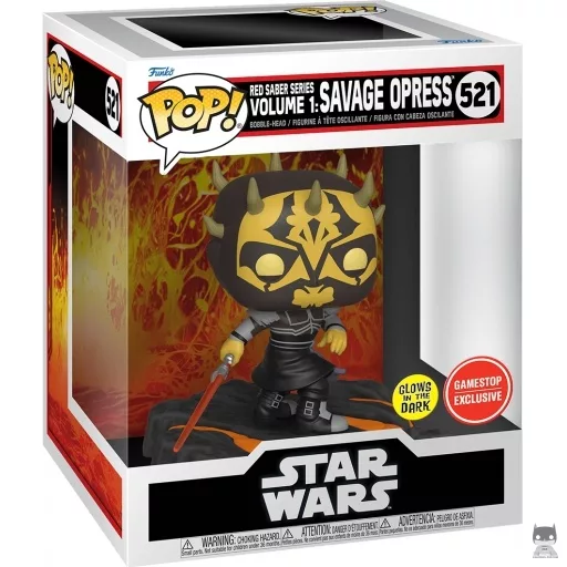 Figurine Funko POP Série Sabre Rouge Volume 1 : Savage Opress (Glow in the Dark) (GameStop)