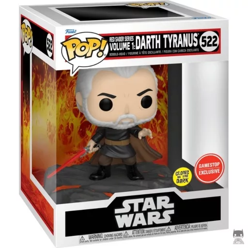 Figurine Funko POP Série Sabre Rouge Volume 1 : Dark Tyranus (Glow in the Dark) (GameStop)