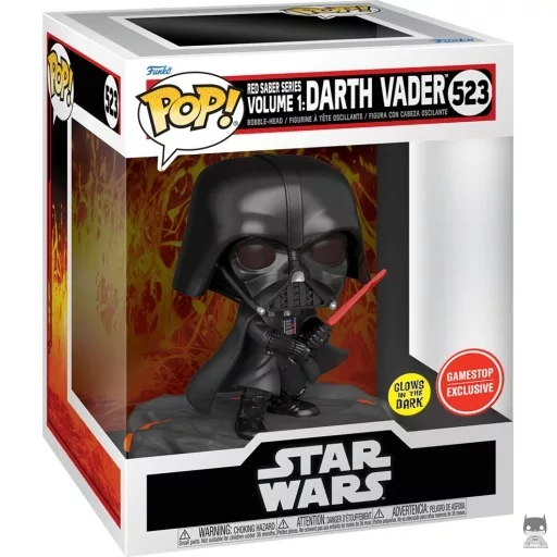 Figurine Funko POP Série Sabre Rouge Volume 1 : Dark Vador (Glow in the Dark) (GameStop)