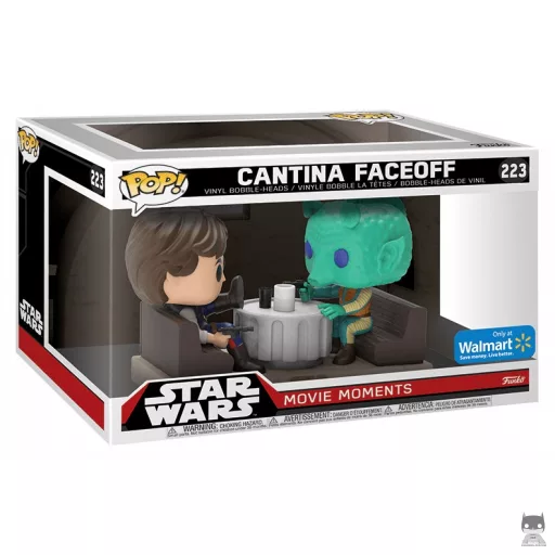Figurine Funko POP Face à Face Han Solo & Greedo Cantina (Walmart)