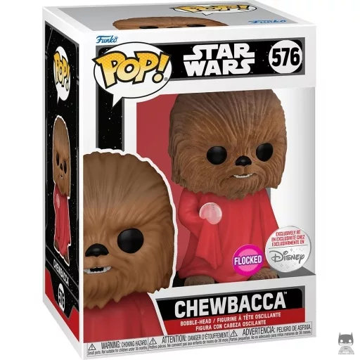 Figurine Funko POP Chewbacca avec Robe & Orbe (Flocked) (Flocked)