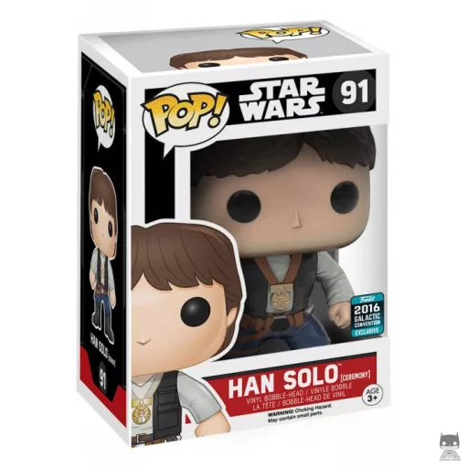 Figurine Funko POP Han Solo Tenue de Cérémonie (Star Wars : Episode IV, Un nouvel espoir)