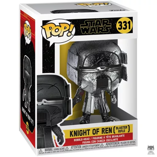 Figurine Funko POP Chevalier de Ren Blaster Rifle (Hematite Chrome) (Chrome)