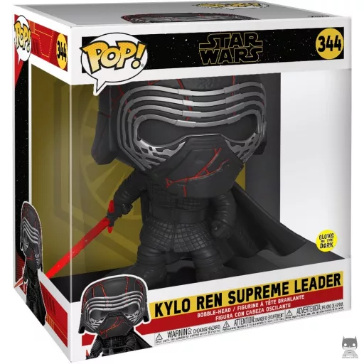 Figurine Funko POP Kylo Ren Suprême Leader (Glow in the Dark & Supersized) (Star Wars Episode IX, L'Ascension de Skywalker)