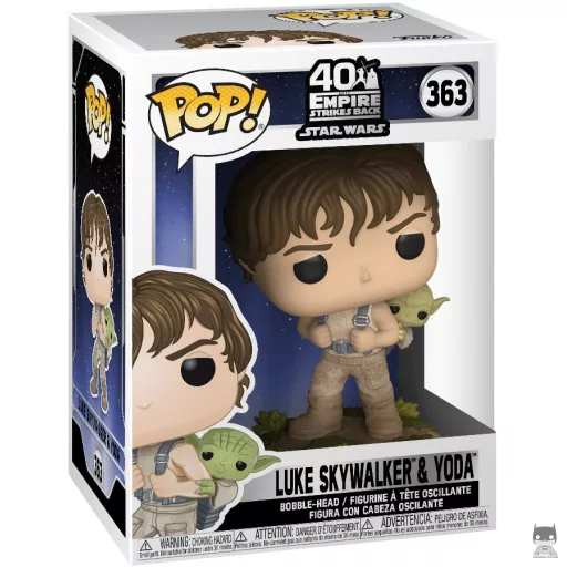 Figurine Funko POP Luke Skywalker & Yoda (Bobble head)