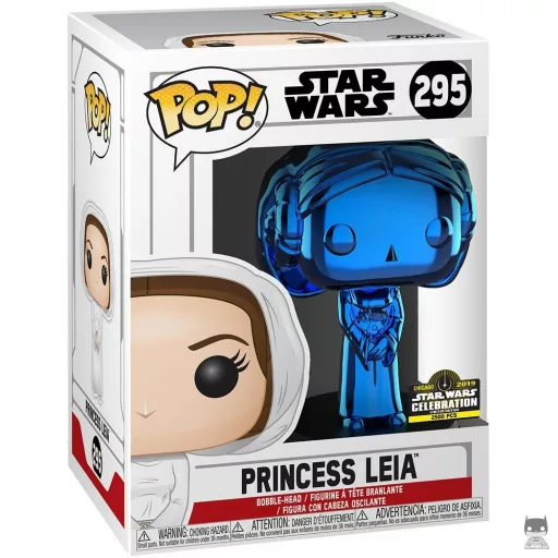 Figurine Funko POP Princesse Leia (Bleu) (Chrome)