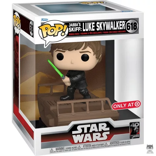 Figurine Funko POP Jabba's Skiff : Luke Skywalker (Target)