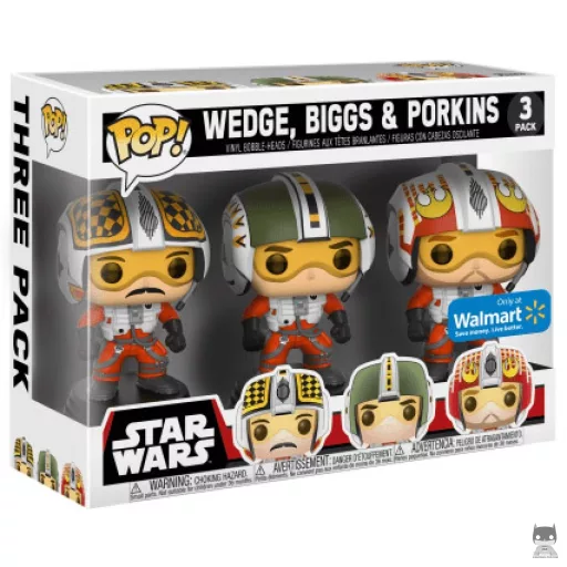 Figurine Funko POP Wedge, Biggs & Porkins (Pop! Vinyl)