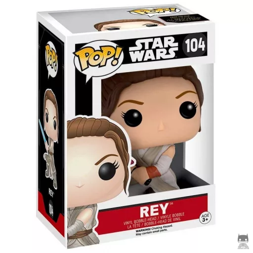 Figurine Funko POP Rey avec Sabre Laser (Rey)