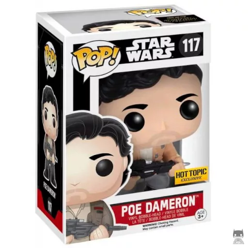 Figurine Funko POP Poe Dameron avec Veste (Hot Topic)