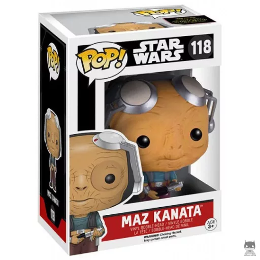 Figurine Funko POP Maz Kanata Lunettes sur le Front (Star Wars : Episode VII, Le Réveil de la Force)
