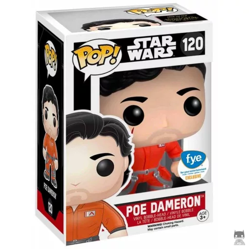Figurine Funko POP Poe Dameron en Combinaison X-Wing (Bobble head)