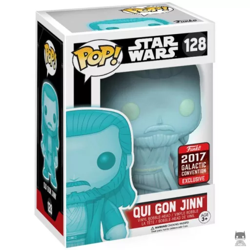 Figurine Funko POP Hologramme Qui Gon Jinn (Star Wars : Episode VII, Le Réveil de la Force)