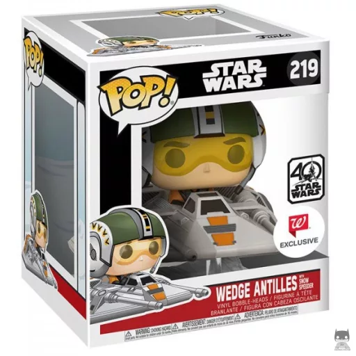 Figurine Funko POP Wedge Antilles dans Snow Speeder (Snowspeeder)