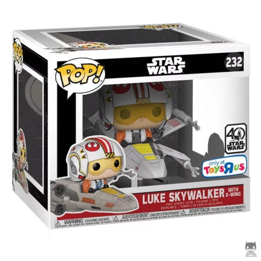 Figurine Funko POP Luke Skywalker avec X-Wing (Star Wars : Episode VII, Le Réveil de la Force)