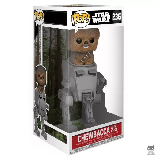 Figurine Funko POP Chewbacca avec AT-ST (Bobble head)