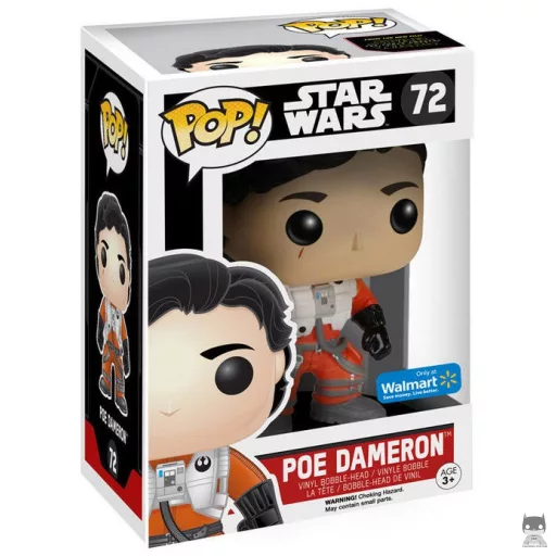 Figurine Funko POP Poe Dameron sans Masque (Star Wars : Episode VII, Le Réveil de la Force)