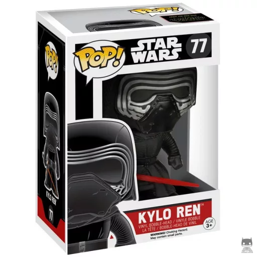 Figurine Funko POP Kylo Ren sans Capuche (Star Wars : Episode VII, Le Réveil de la Force)