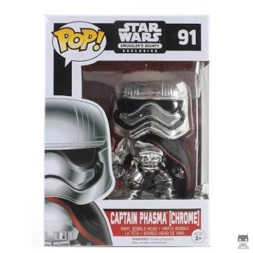 Figurine Funko POP Capitaine Phasma (Chrome) (Star Wars : Episode VII, Le Réveil de la Force)