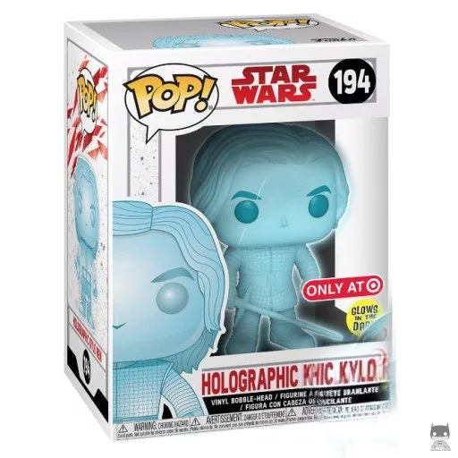Figurine Funko POP Kylo Ren sans Masque (Glow in the Dark) (Glow in the Dark)
