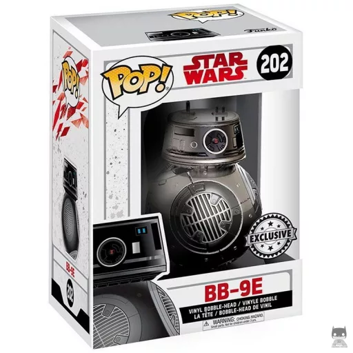 Figurine Funko POP BB-9E (Chrome) (Box Lunch)