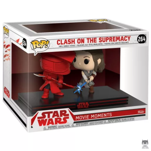 Figurine Funko POP Clash sur le Supremacy (Rey & Garde d'Elite Prétorien) (Star Wars : Episode VIII, Les Derniers Jedi)