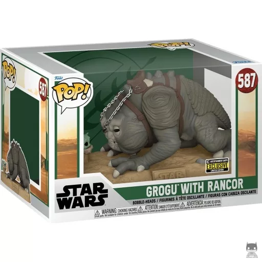 Figurine Funko POP Grogu avec Rancor (Star Wars : Le Livre de Boba Fett)