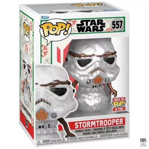 Figurine Funko POP Stormtrooper Bonhomme de neige (Metallic) (Star Wars (Noël))
