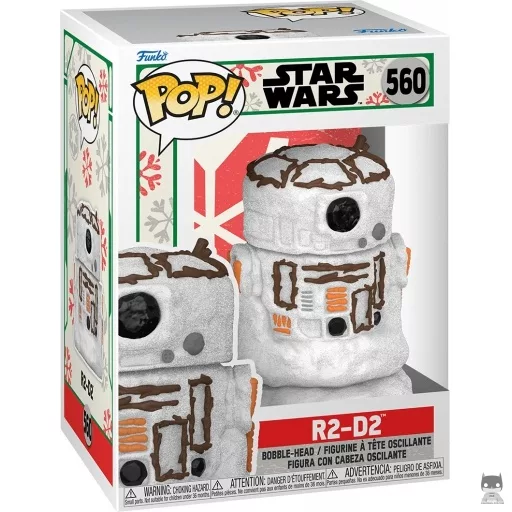 Figurine Funko POP R2-D2 Bonhomme de neige (Bobble head)