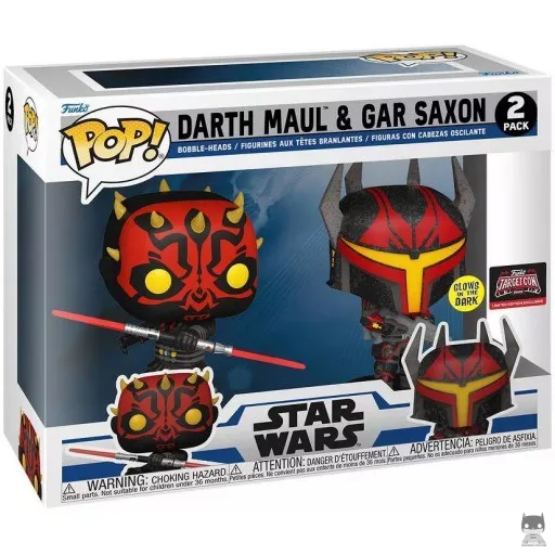 Figurine Funko POP Dark Maul & Gar Saxon (Exclusive)