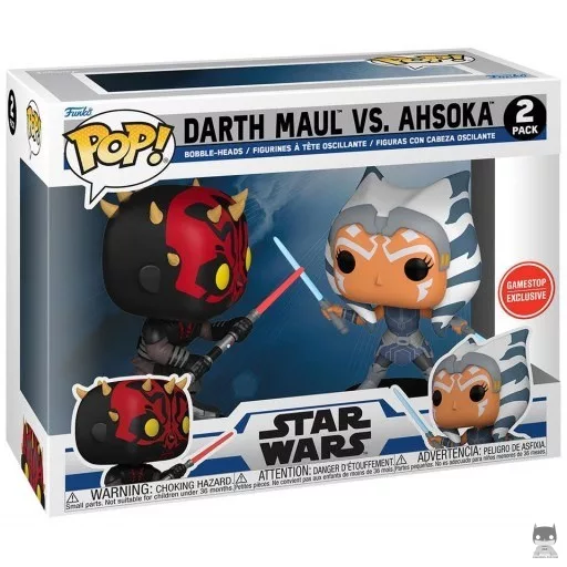Figurine Funko POP Dark Maul vs Ahsoka (Star Wars : The Clone Wars)