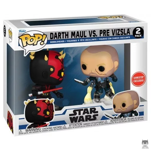 Figurine Funko POP Dark Maul vs Pre Vizsla (Star Wars : The Clone Wars)