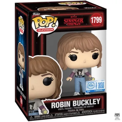 Figurine Funko POP Robin Buckley avec Lampe Torche (Stranger Things)