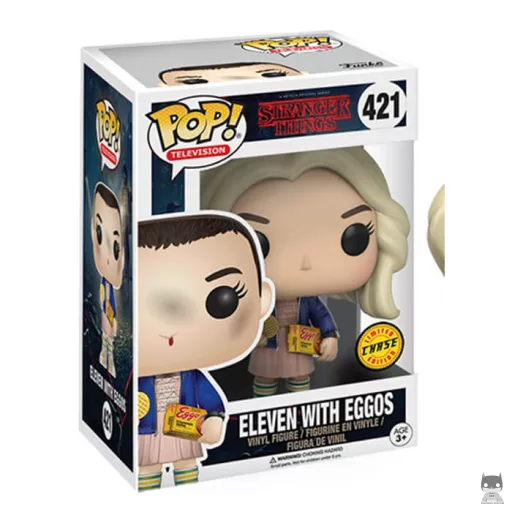 Figurine Funko POP Onze avec des Eggos (Chase) (Stranger Things)