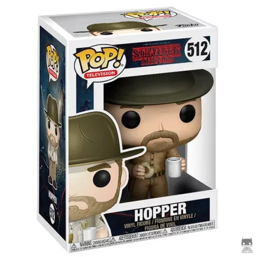Figurine Funko POP Jim Hopper avec un donut (Jim Hopper)
