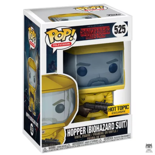 Figurine Funko POP Jim Hopper en combinaison de protection (Hot Topic)