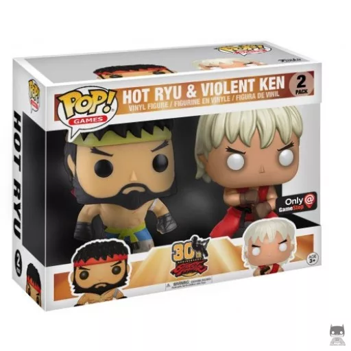 Figurine Funko POP Hot Ryu & Violent Ken (Pop! Vinyl)