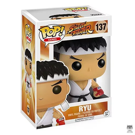 Figurine Funko POP Ryu (Bandeau Blanc) (Street Fighter)