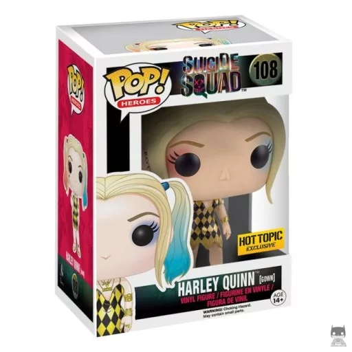 Figurine Funko POP Harley Quinn en Robe (Hot Topic)